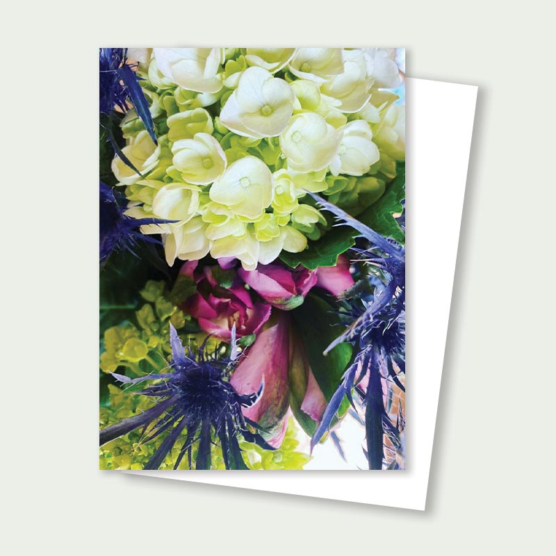 Multi Color Flower Bouquet Card