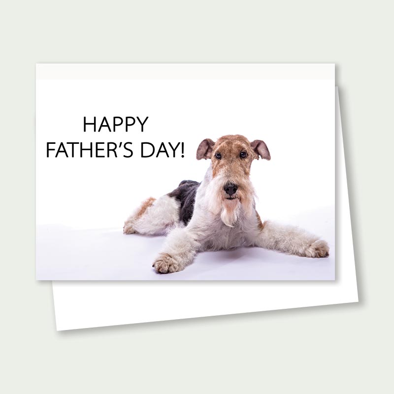 Airedale Terrier Dog Happy Father's Day Card
