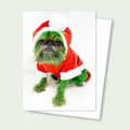 Brussels Griffon- Grinch Card